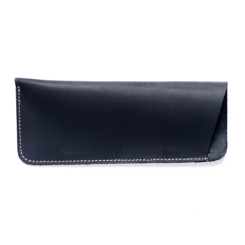 Wholesale Simple Retro Cowhide Large Capacity Pencil Case